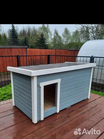 Будка для собаки утепленная с тамбуром
