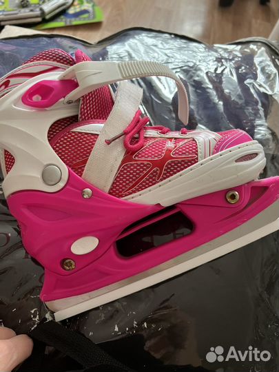 Коньки детские раздвижные 35 38