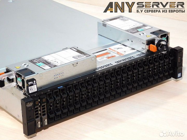 Сервер Dell R730XD 2x E5-2640v4 384Gb H330 24SFF