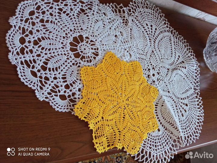 Салфетки вязаные крючком