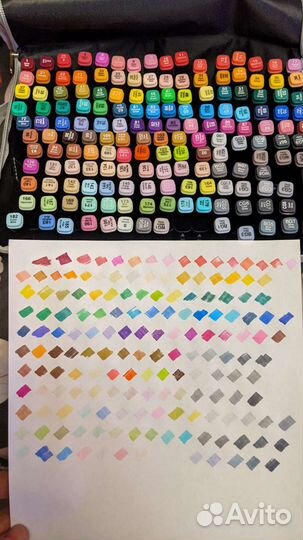 Маркеры для скетчинга 168 цветов