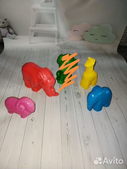Игрушки СССР пластмассовые
