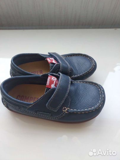 28 Camper топсайдеры мокасины кожа натуральная