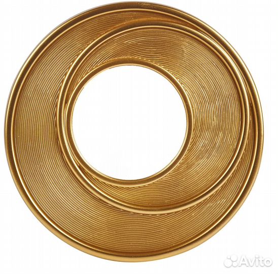 Зеркало декоративное круглое 25x3 см пластик цвет