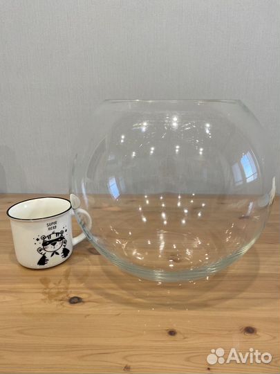 Аквариум круглый шар 15 л