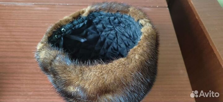Шапка норковая женская 58
