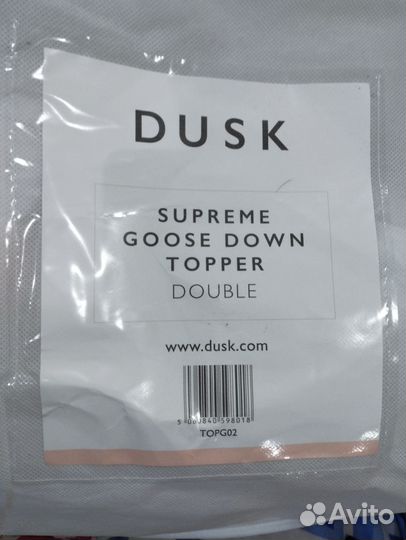 Топпер пуховый Dusk 135*190