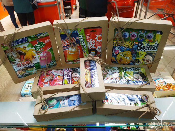 Подарочные боксы. Азиатские и Европейские сладости