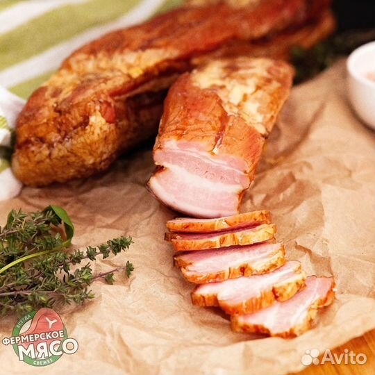 Копчёная грудинка