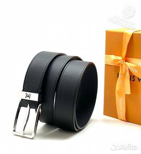 Мужской кожаный ремень Louis Vuitton