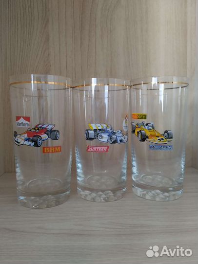 Стаканы Формула-1 из 70х