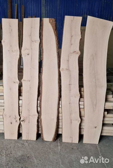 Доска необрезная Липа