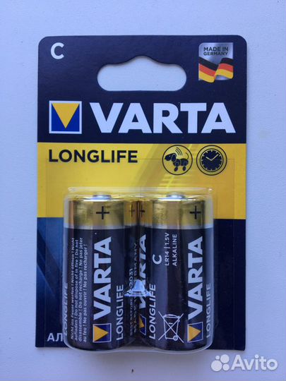 Батарейки varta LR 14, GP LR20