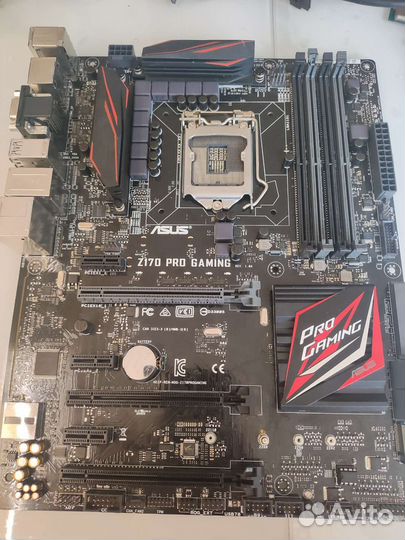 Материнская плата Не Рабочая asus z170 pro gaming