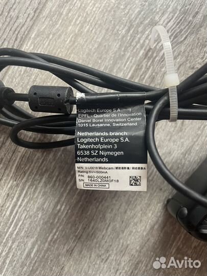 Веб-камера Logitech v-u0018 Webcam