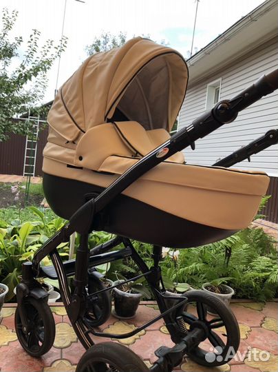Коляска 2 в 1 эко кожа