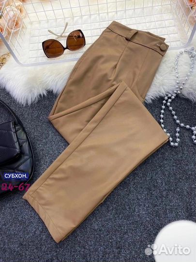 Кожаные штаны женские от 44 до 54