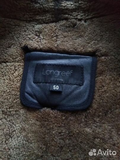 Дубленка натуральная мужская размер 50
