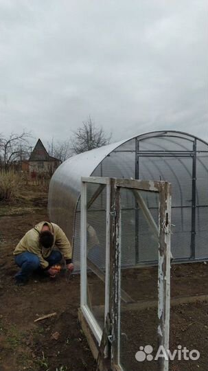 Теплица 3 на 8 из поликарбоната