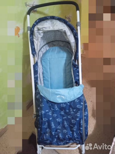 Санки коляска nika