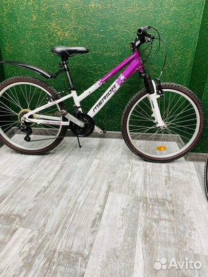 Велосипед merida 24 подрост. Рост140-170см