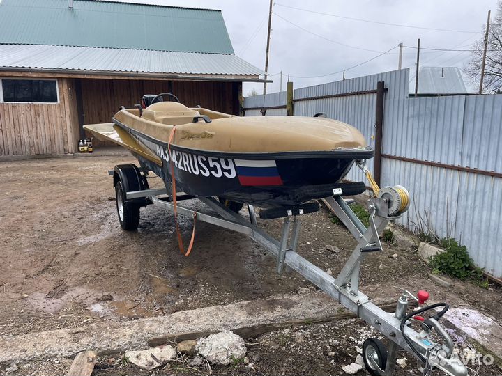Лодка мотор и прицеп