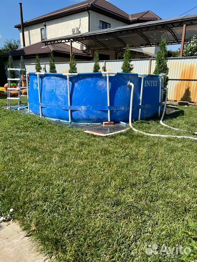 Каркасный бассейн intex 4.57x1.22 (28242np intex)