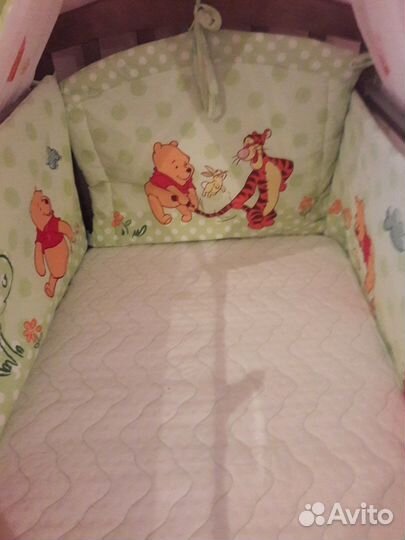 Детская Кроватка с матрасом, и вес комплект