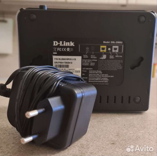 Роутер D-Link DSL-2500U