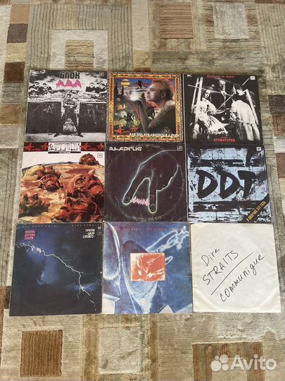 Виниловые пластинки рок и классика