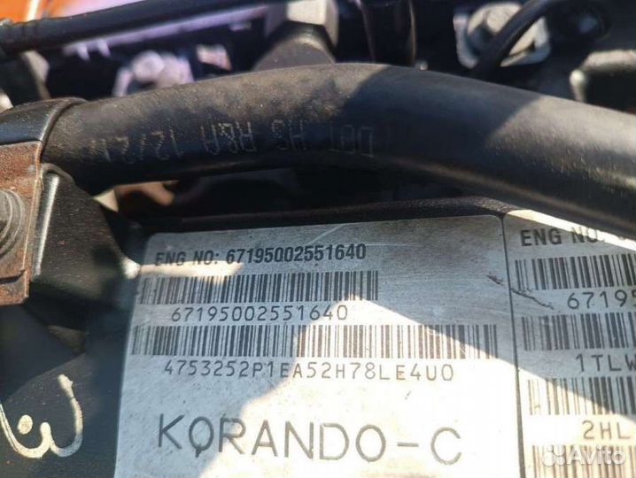 Двигатель 671950 D20DTF D20T SsangYong Korando 2.0