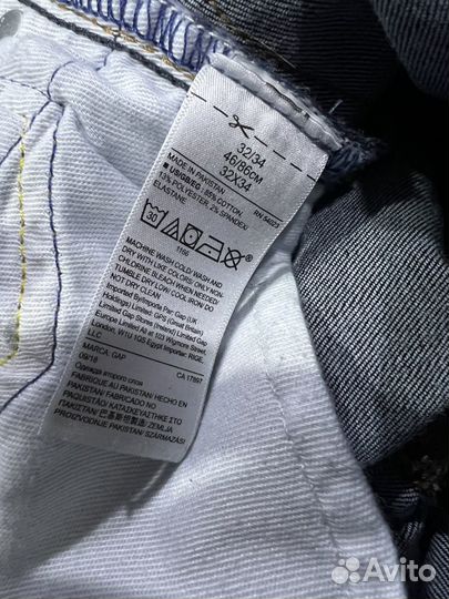 Джинсы мужские gap 32 super skinny б/у