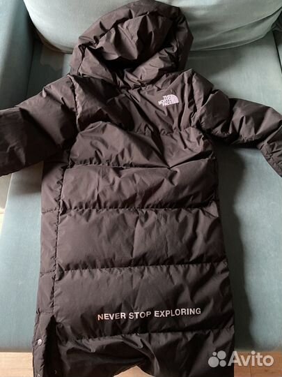 The north face пуховик длинный оригинал