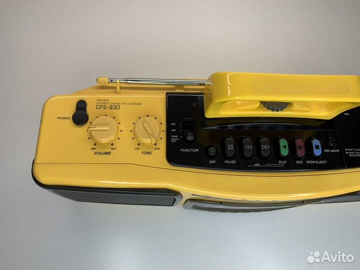 Магнитола sony cfs-930 с bluetooth
