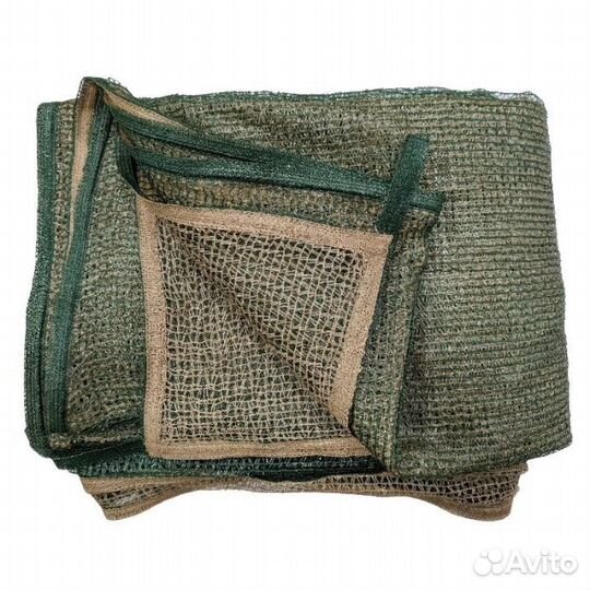 Маскировочная сеть 40% 1,5х3м двухсторонняя Камыш