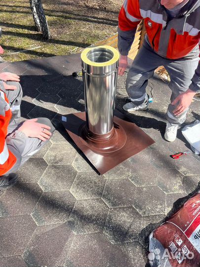 Монтаж печи и дымохода