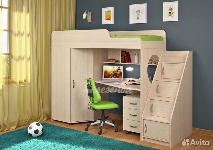 Кровать чердак