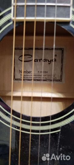 Акустическая гитара Caraya F-600BK