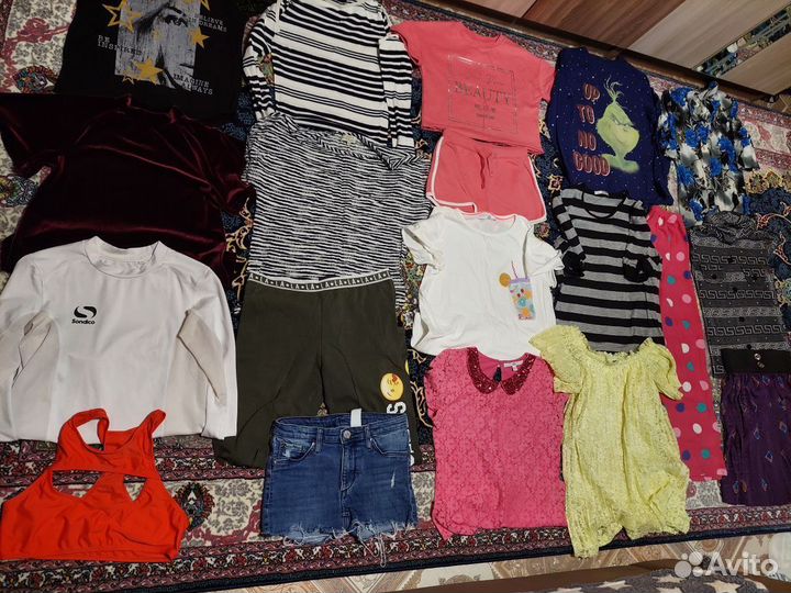 Вещи пакетом на девочку 11 -12 лет