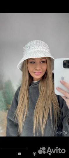 Панама женская с крупной пайеткой