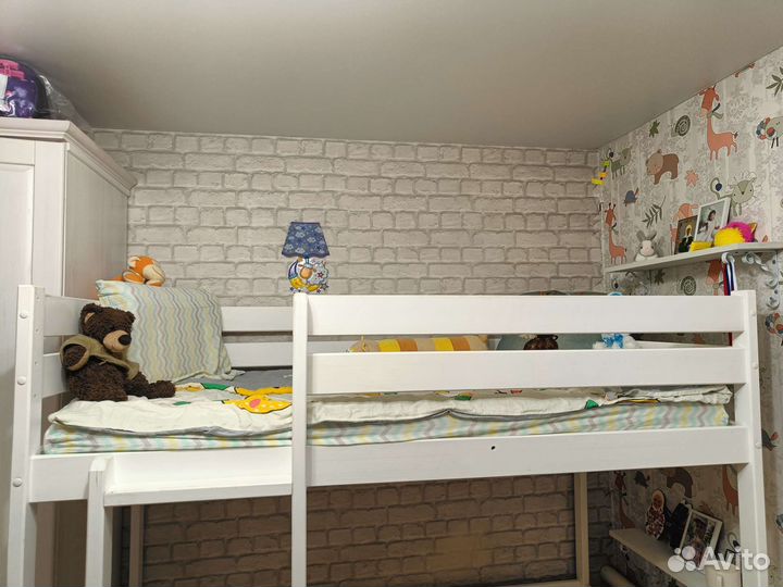 Кровать двухъярусная, спальное место 80*160