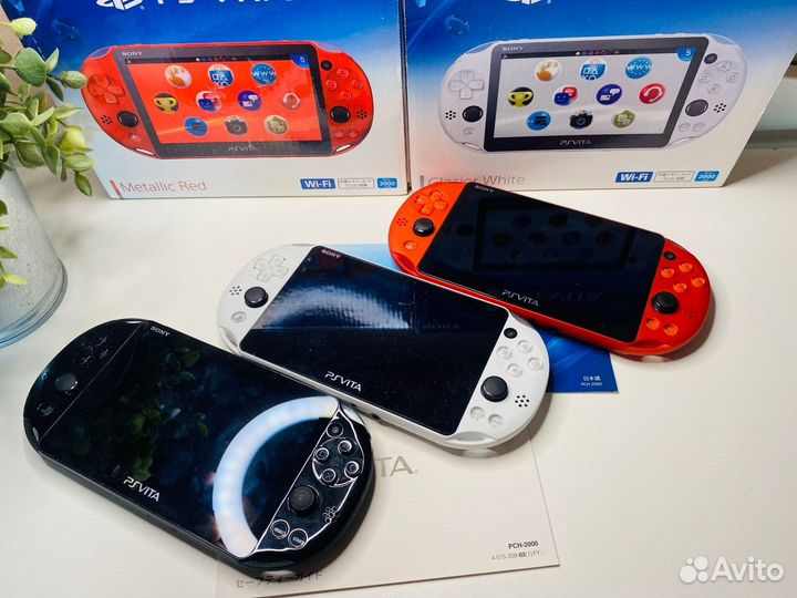 PS Vita Slim White Red 256gb Vita Fat 128 gb