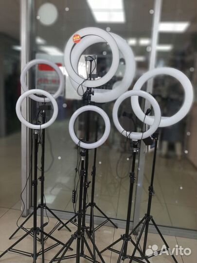 Световое кольцо со штативом Ring Fill Light (диаме