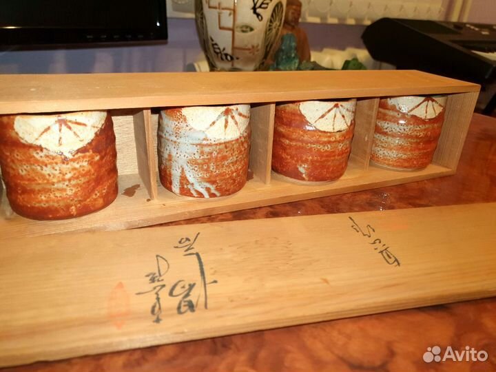 Керамика Тяван Чаша Пиала Япония shino ware