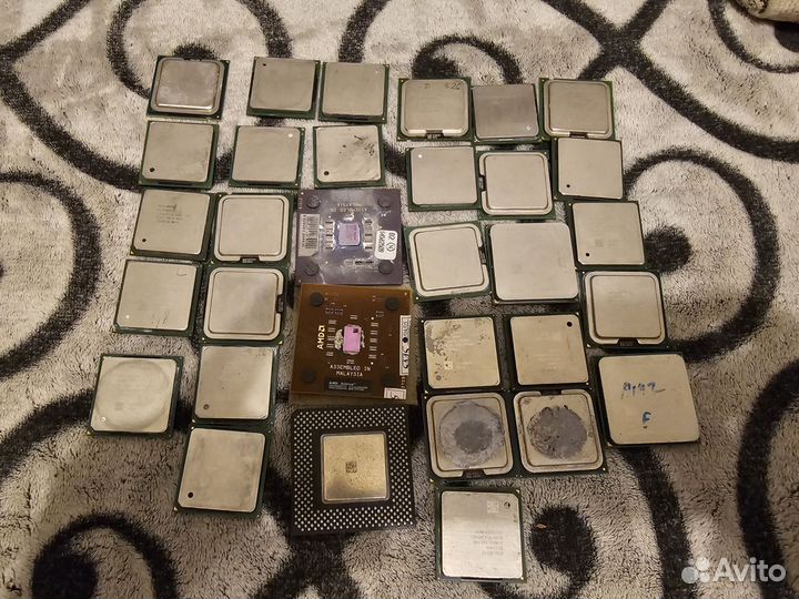 Процессоры разные Intel/amd