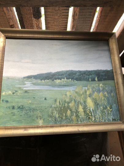 Картина холст масло СССР