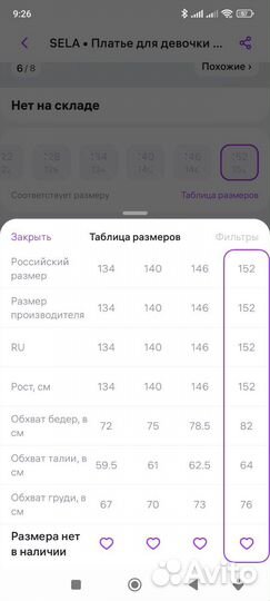 Платье школьное 152