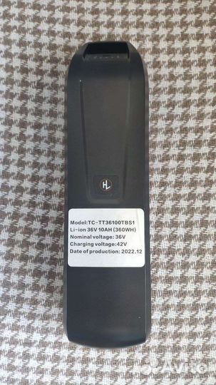 Аккумулятор 36v 10,4Ач для электровелосипеда с зу