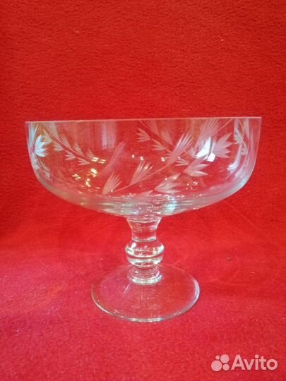 Ваза для фруктов, конфетница СССР средняя