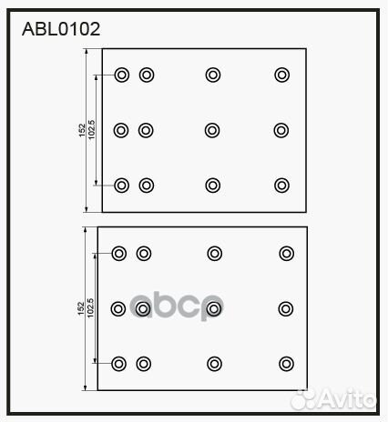 Накладки тормозные,комплект STD / WVA (4514) AB